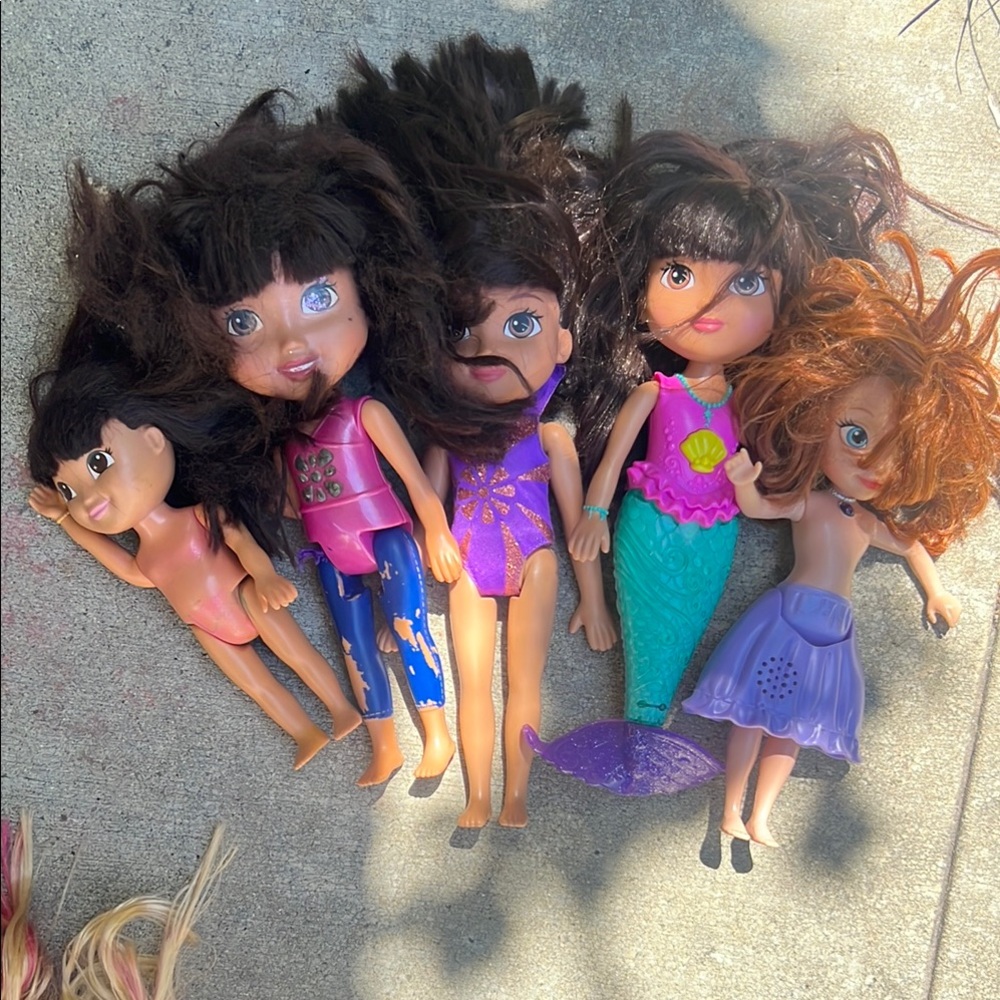 Colorful Mermaid and Swimsuit Doll Collection